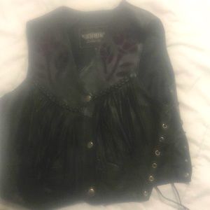 Harley Rose Leather Vest